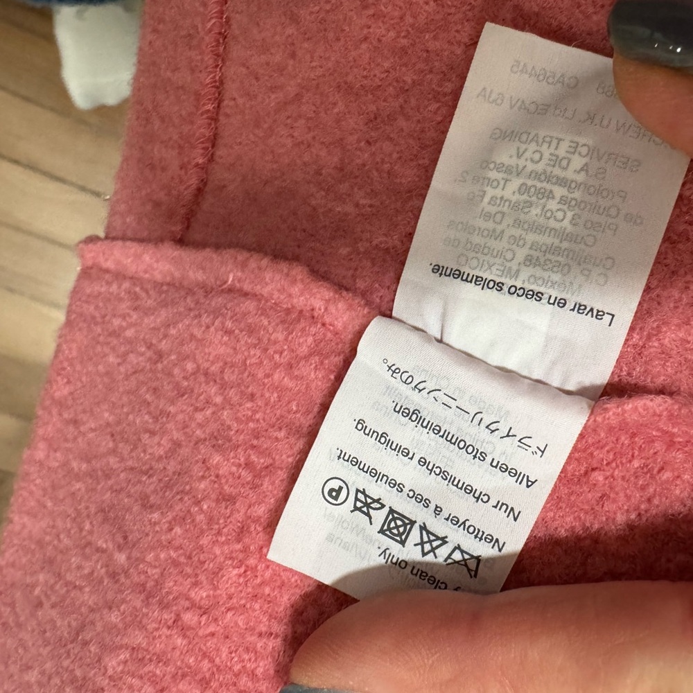 J. Crew Pink Italian Boiled Wool Coat - Picture 4 of 5